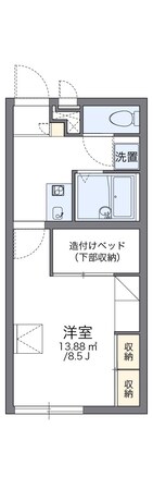 レオパレスサザンウッドの物件間取画像